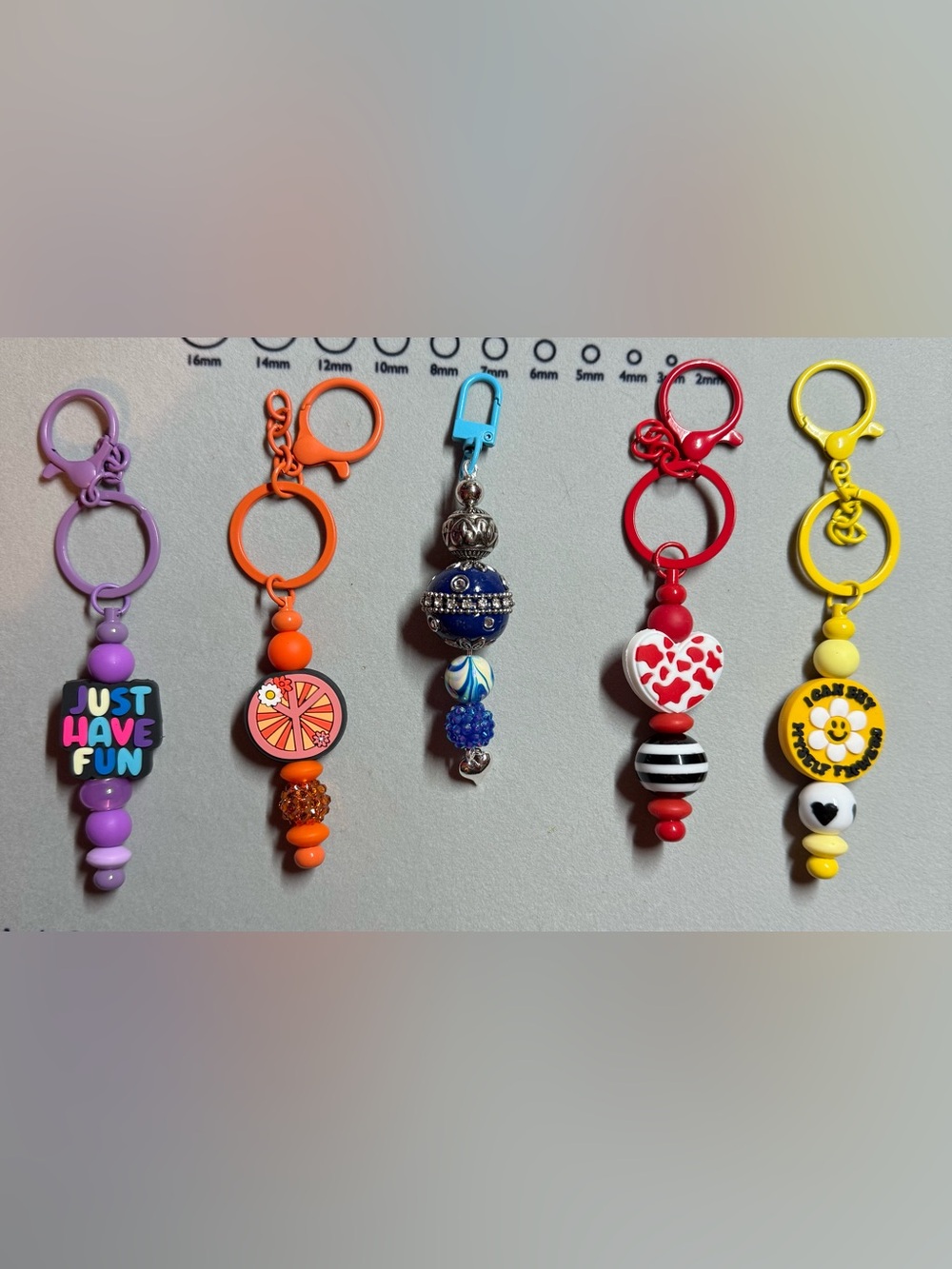 Y2K Beaded Keychain Bag Charm Choose Your New Style - Picture 3 of 4